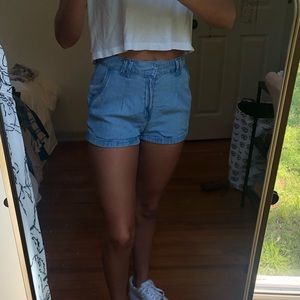 Abercrombie and Fitch blue shorts